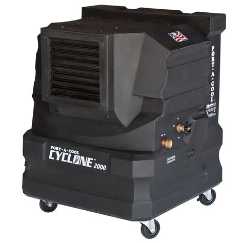 Saber que t3 fabricó una plancha cyclone air cool tech es un beso de confianza desde el principio. Cyclone 2000 Portable Evaporative Cooler | Port-A-Cool ...