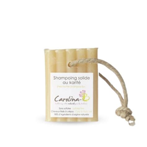 Shampoing Solide 110 G Carolina B Produits Pour Cheveux Crépus