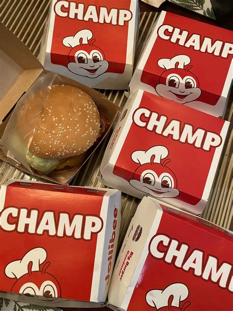 Wonder Woman Rises The Jollibee Champ My Favorite Jollibee Burger Is