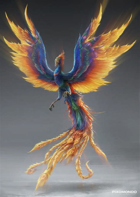 Artstation Phoenix Concept Design Wei Guan In 2020 Phoenix Bird