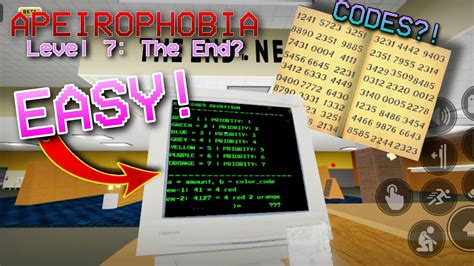 How To Escape Level 7 The End In Apeirophobia Roblox Youtube