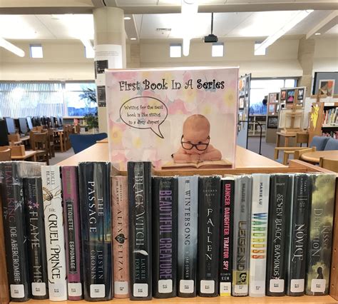 First Book In A Series High School Library School Library Displays