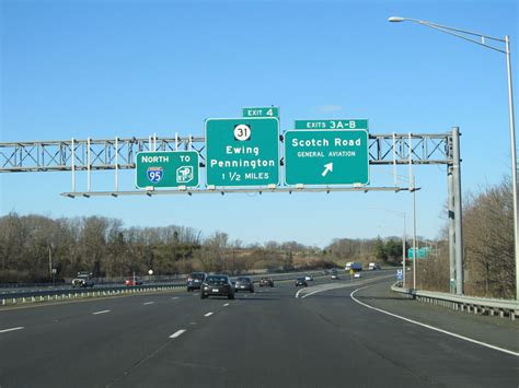 New Jersey Interstate 95 Northbound Cross Country Roads