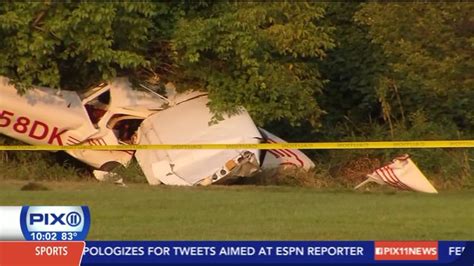 Two Injured After Small Plane Crashes Into Trees On Soccer