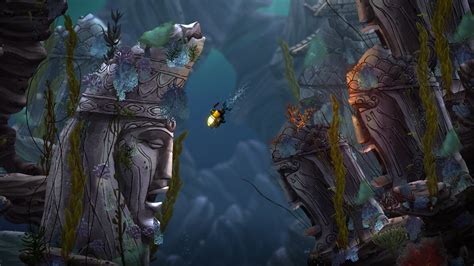 Take out the enemies again, and carry on up the path. Song of the Deep - Insomniac Games