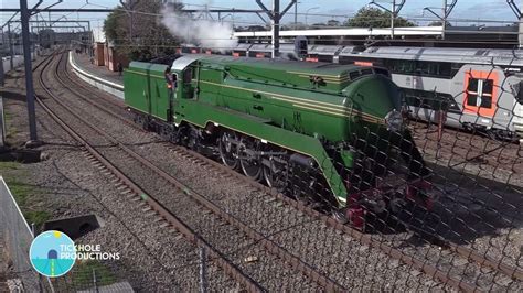 Australian Steam Locomotive 3801 Newcastle Flyer July 2023 Youtube