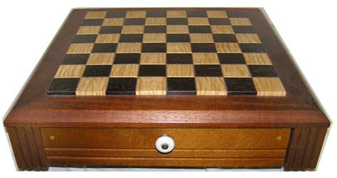 Choose traditional woods like maple and walnut, or use exotic. Chess board - by jtriggs @ LumberJocks.com ~ woodworking ...