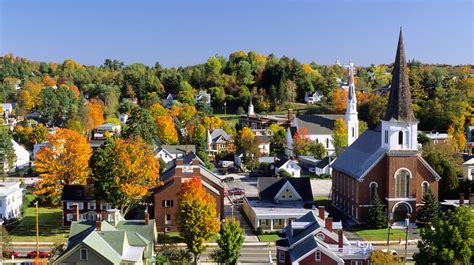 The Most Beautiful Towns in Vermont, USA