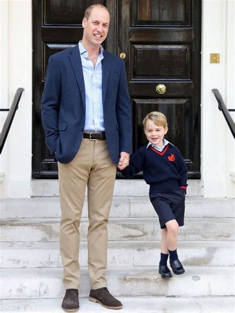Prince George starts first day at school - BBC News