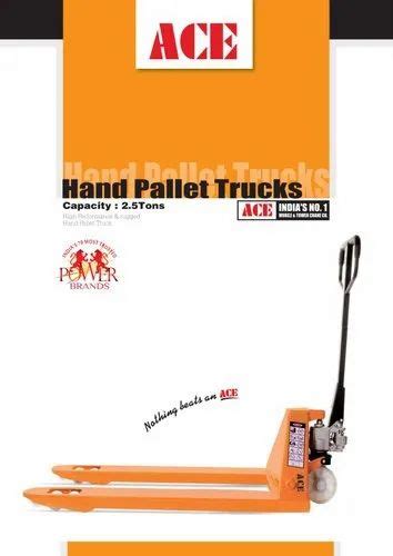 Hpt25w Ace Hand Pallet Truck Boom Length 1150 Maximum Lifting