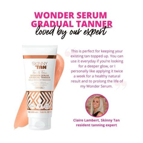 Skinny Tan Tan Tone Wonder Serum Gradual Tanner 200Ml Skin Superdrug