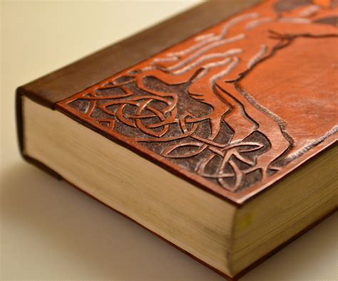 Bind A Book In Tooled Leather 7 Steps With Pictures Instructables