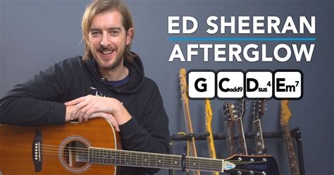 Ed sheeran, bruno mars, christopher stapleton. Ed Sheeran - Afterglow | Andy Guitar