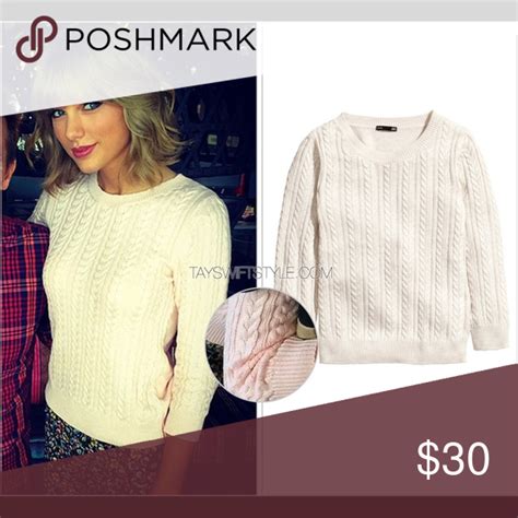 Handm Cable Knit Sweater Aso Taylor Swift Small Cable Knit Sweaters