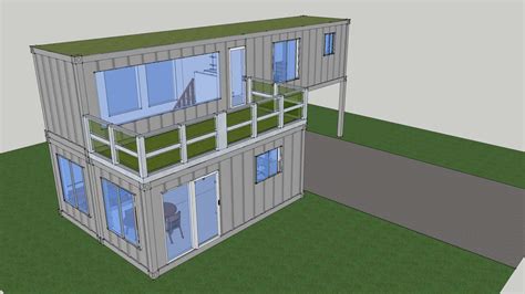 Small Shipping Container House 3d Warehouse