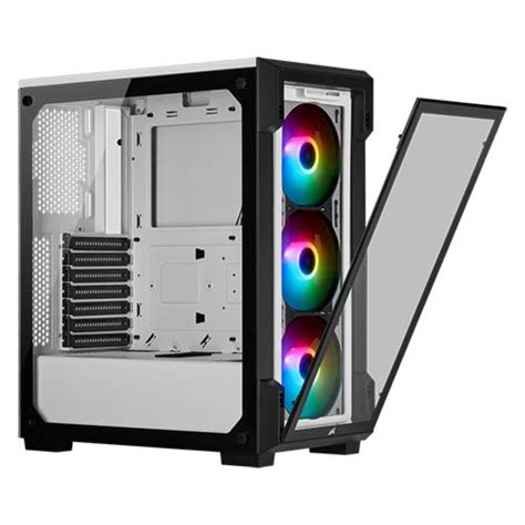 Buy Online Corsair Icue 220t Rgb Tempered Glass Mid Tower Smart Case