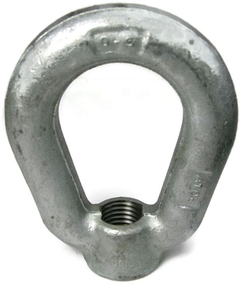 Hot Dip Galvanized Style D Eye Nuts