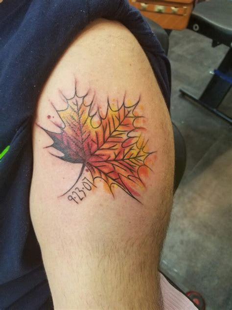Fall Leaf Tattoo Fall Leaves Tattoo Leaf Tattoos Tattoos