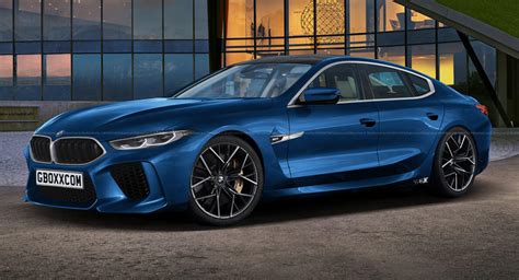 The bmw m8 coupé with m xdrive offers luxury ambiance with the ultimate motorsport feeling, designed to push the limits of dynamic performance. BMW M8 Gran Coupe Puts On A Production-Ready Blue Suit ...