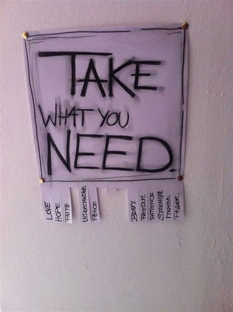 34 Best Take What You Need Posters Images On Pinterest Salts School