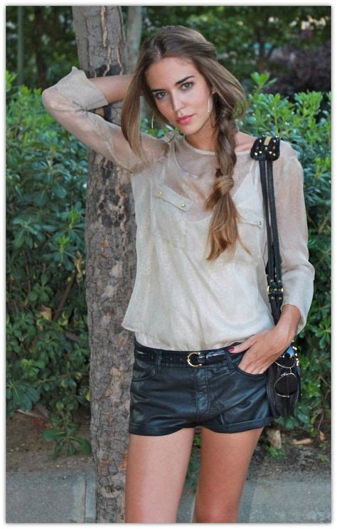 Trend Leather Shorts Clara Alonso Style Leather Shorts