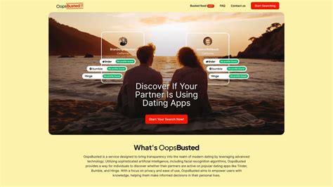 OopsBusted - Uncover Digital Truths in Dating | Creati.ai