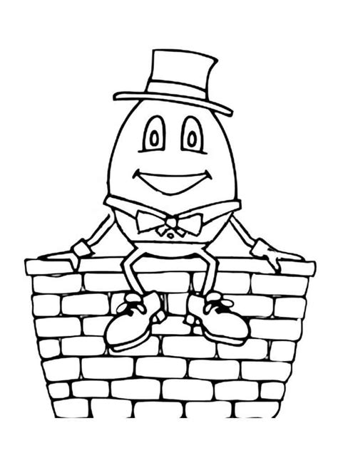 Humpty Dumpty coloring pages. Free Printable Humpty Dumpty coloring pages.