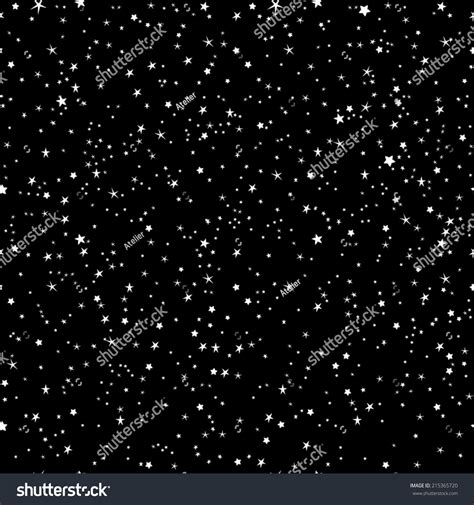 Space Stars Background Night Sky And Stars Black And