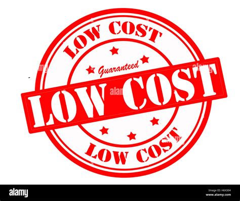 Stamp With Text Low Cost Inside Vector Illustration Stock Photo Alamy