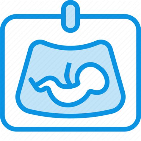 Baby Medical Ultrasound Icon