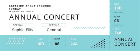 22 Free Event Ticket Templates Ms Word Templatelab