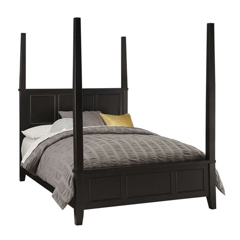 Shop Home Styles Bedford Black King 4 Poster Bed At