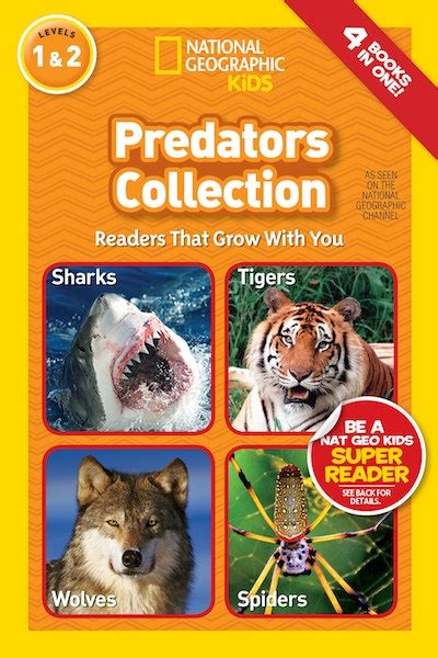 National Geographic Readers Predators Collection By National Geographic