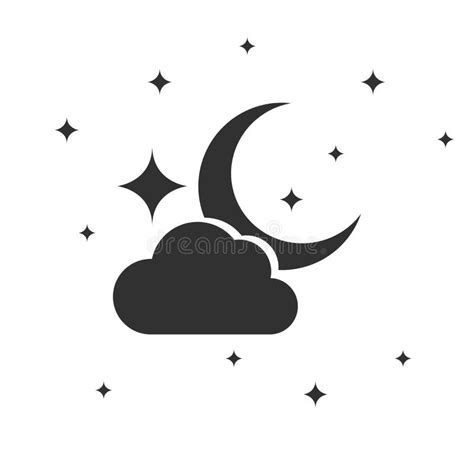 Sleep Design Background Zzz Moon Good Night Sign And Stars Vector