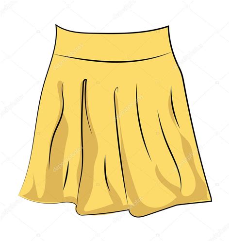 Skirt Colored Sketchy Vector Icon — Stock Vector © Creativestall 81018316