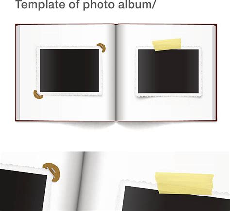 Best Photo Album Page Illustrations Royalty Free Vector Graphics