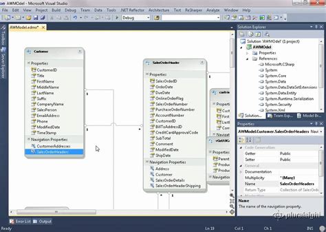 Ado Net Entity Data Model Visual Studio Vários Modelos