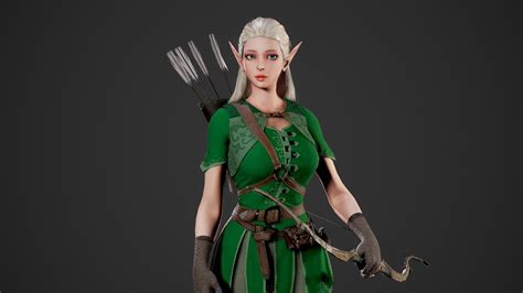 Archer Girl In Characters Ue Marketplace