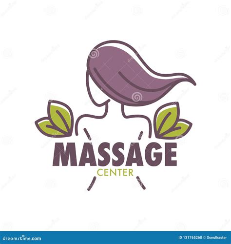 Thai Massage Health And Beauty Salon Center Poster Vector Stock Vector Illustration Of Logo