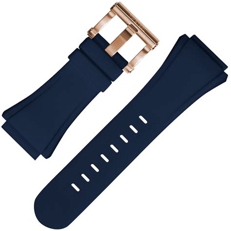 Tw Steel Watch Strap Ce5010 Blue Rubber 30mm