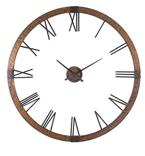 Extra Large Copper Open Wall Clock Designer Openwork Xl Large Wall