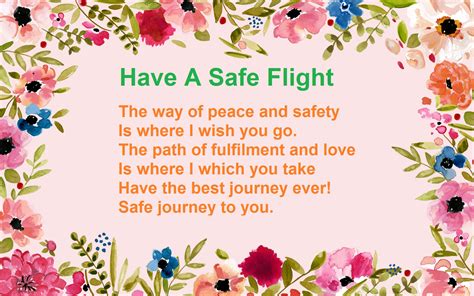 Have safe flight kankana and enjoy every moment of your vacation! Have a Safe Flight and Journey Quotes and Wallpapers - My Site