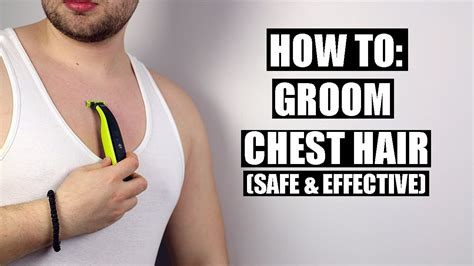 How To Trim Chest Hair How To Groom Men S Chest Hair Without