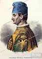 Portrait of Filippo Maria Visconti (1392-1447), the last Duke Visconti ...