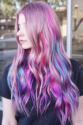 I have colored my hair different shades of blue, pink, and purple for years and ajax is the one this that always works. 50+ Fabulous Purple and Blue Hair Styles | LoveHairStyles.com