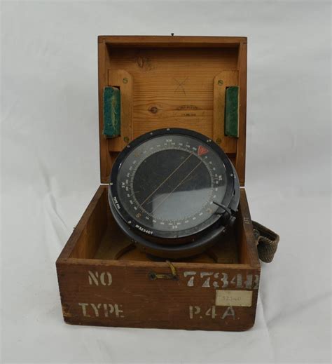 Genuine Raf Ww2 Lancaster Bomber Compass In Original Case Sally Antiques