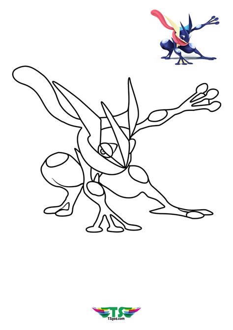 Greninja Pokemon Coloring Page Free Printable Coloring Pages Porn Sex Picture