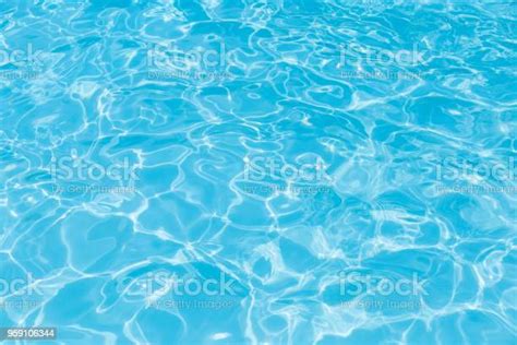 Wonderful Blue And Bright Ripple Water And Surface In Swimming Pool Beautiful Motion Gentle Wave