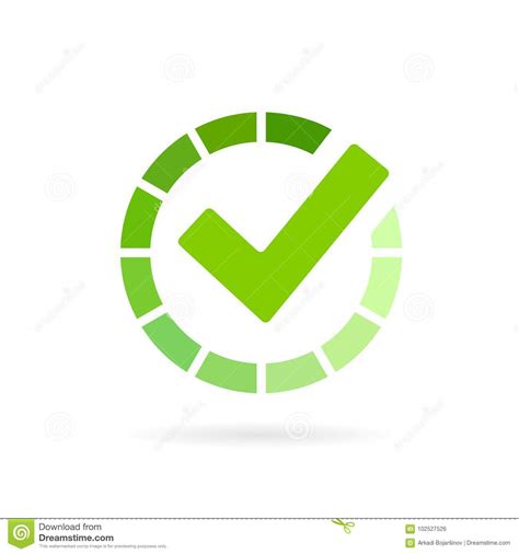 Load Completed Progress Bar Icon Stock Vector - Illustration of check ...