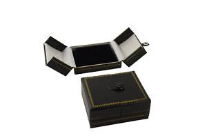 Luxury Leatherette Double Door Jewellery Shop Pendant Drop Earring Box